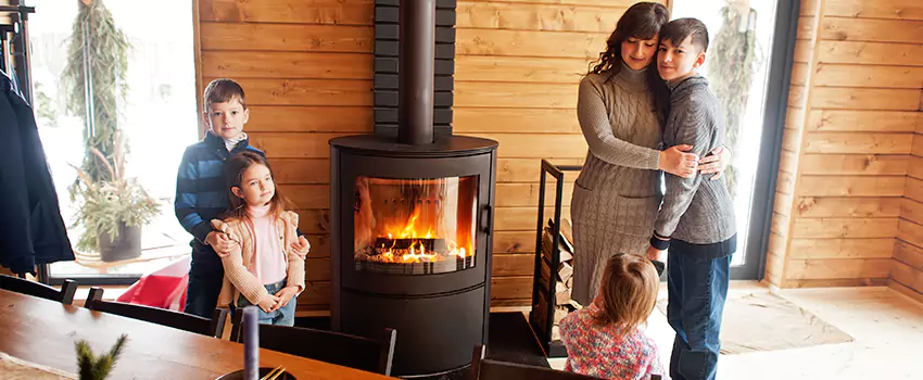 Morso Cast Iron Fireplace Insert Installation in Greer, South Carolina