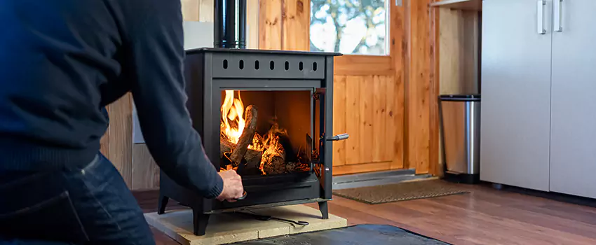Open Hearth Wood Fireplace Installation in Greer, SC