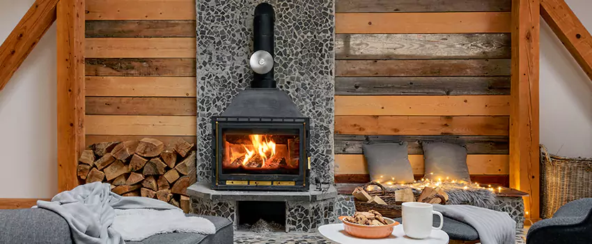 Thelin Hearth Products Direct Vent Gas Stove Fireplace Inspection in Greer, South Carolina